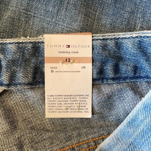 Tommy Hilfiger Vintage Y2K Cowboy Fit Jeans 12 NWT - Picture 16 of 16